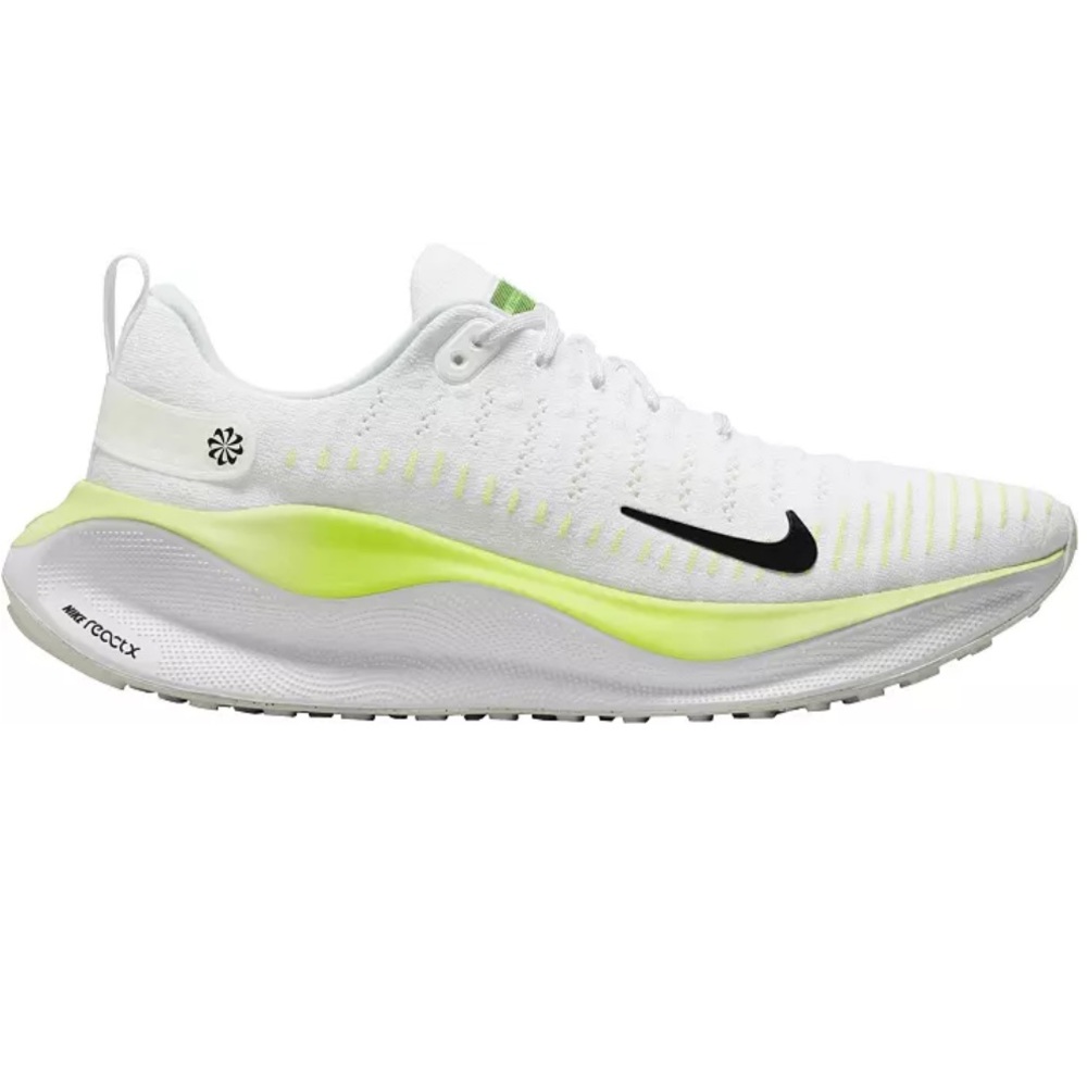 Nike Men's InfinityRN 4 Running Shoes White/Black/Volt DR2665-101